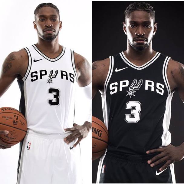 Classiche le nuove maglie proposte dai San Antonio Spurs